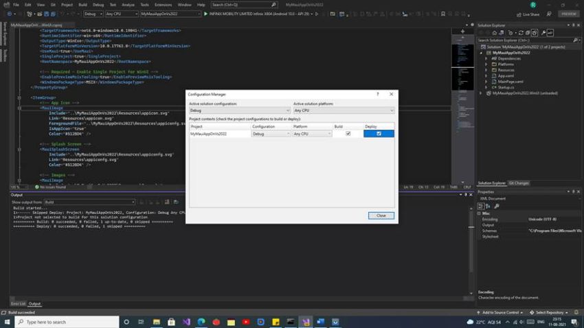 Visual studio 2022 with MAUI first impressions